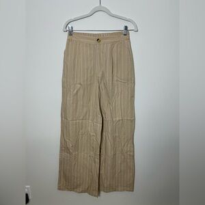 PrettyLittleThing Beige Striped Women's Trousers